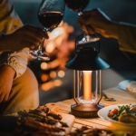 Lumena The Classic LED露營燈 (深棕色)：Angel Ring LED，9600mAh電池，IP54防水